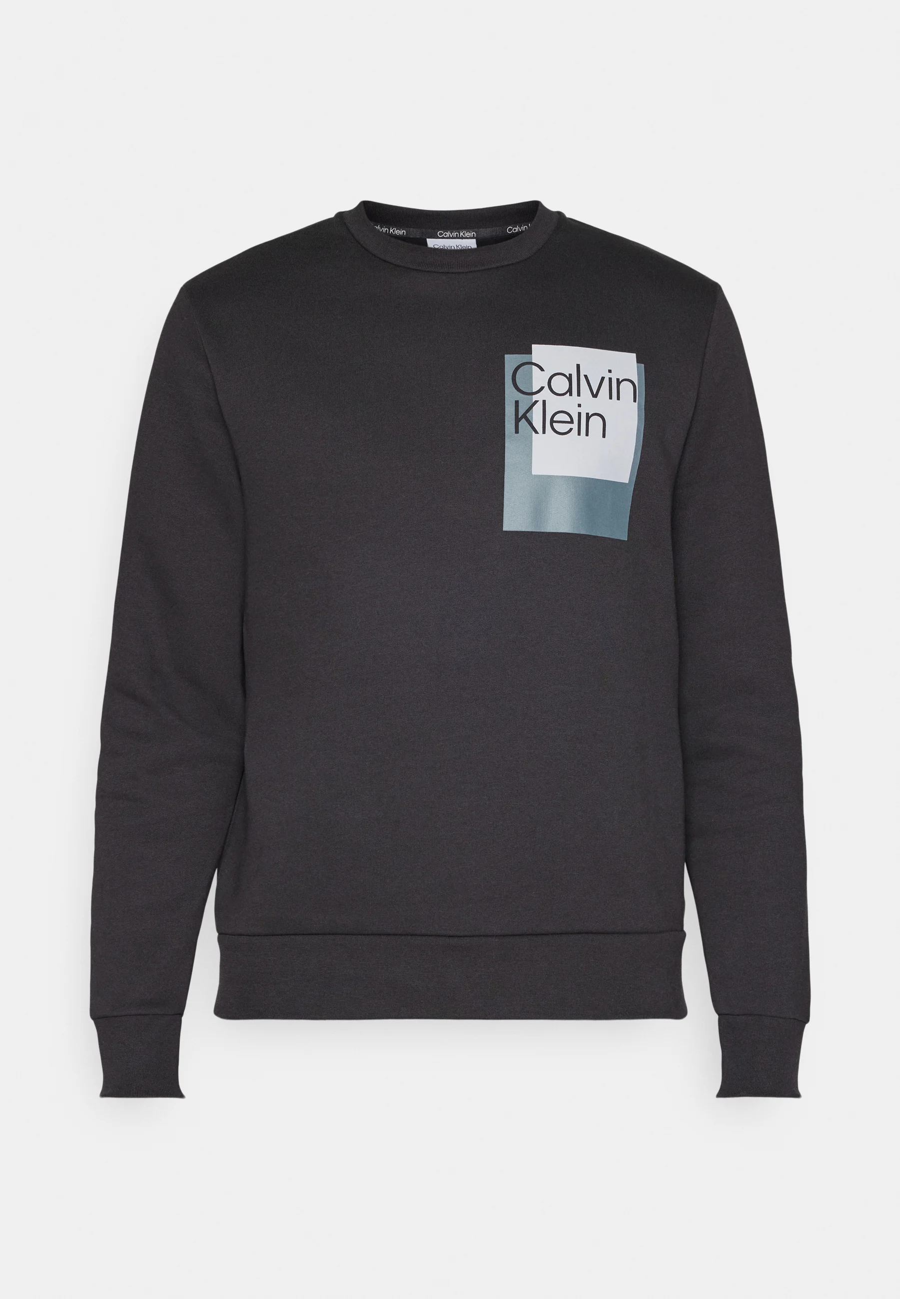 Sudadera con logo de caja superpuesto de Calvin Klein