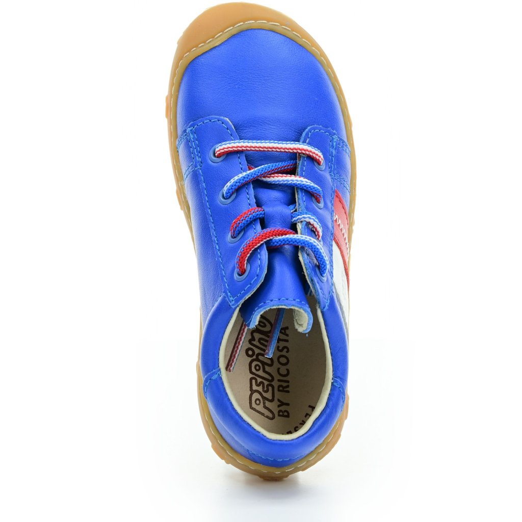 Ricosta Rocky weiß / blau / rot (M) Barfuß-Sneakers