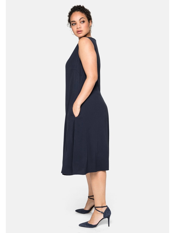 sheego Cocktailkleid in nachtblau günstig kaufen
