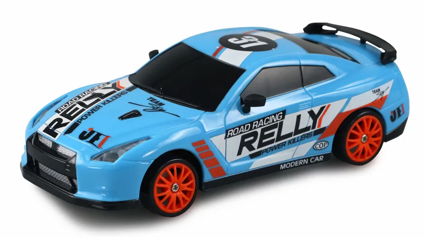 Amewi Drift Sport Car 1:24 Blau, 4WD 2,4 GHZ RTR