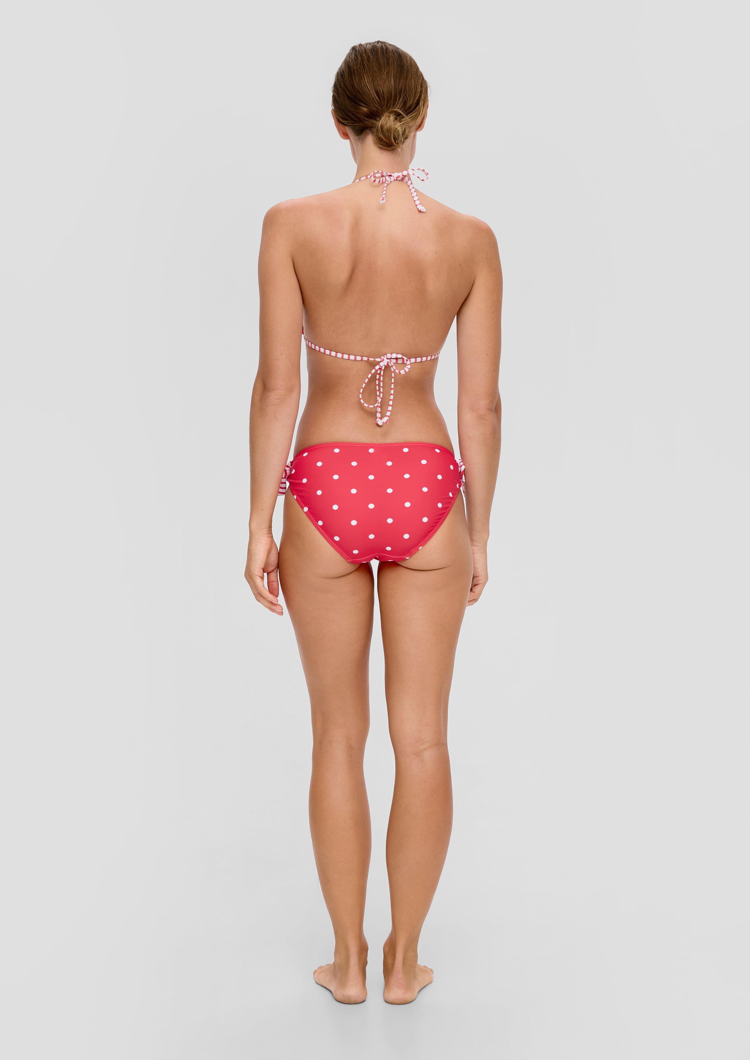 Triangel-Bikinitop mit Polka Dots  EME-6009071-30M1