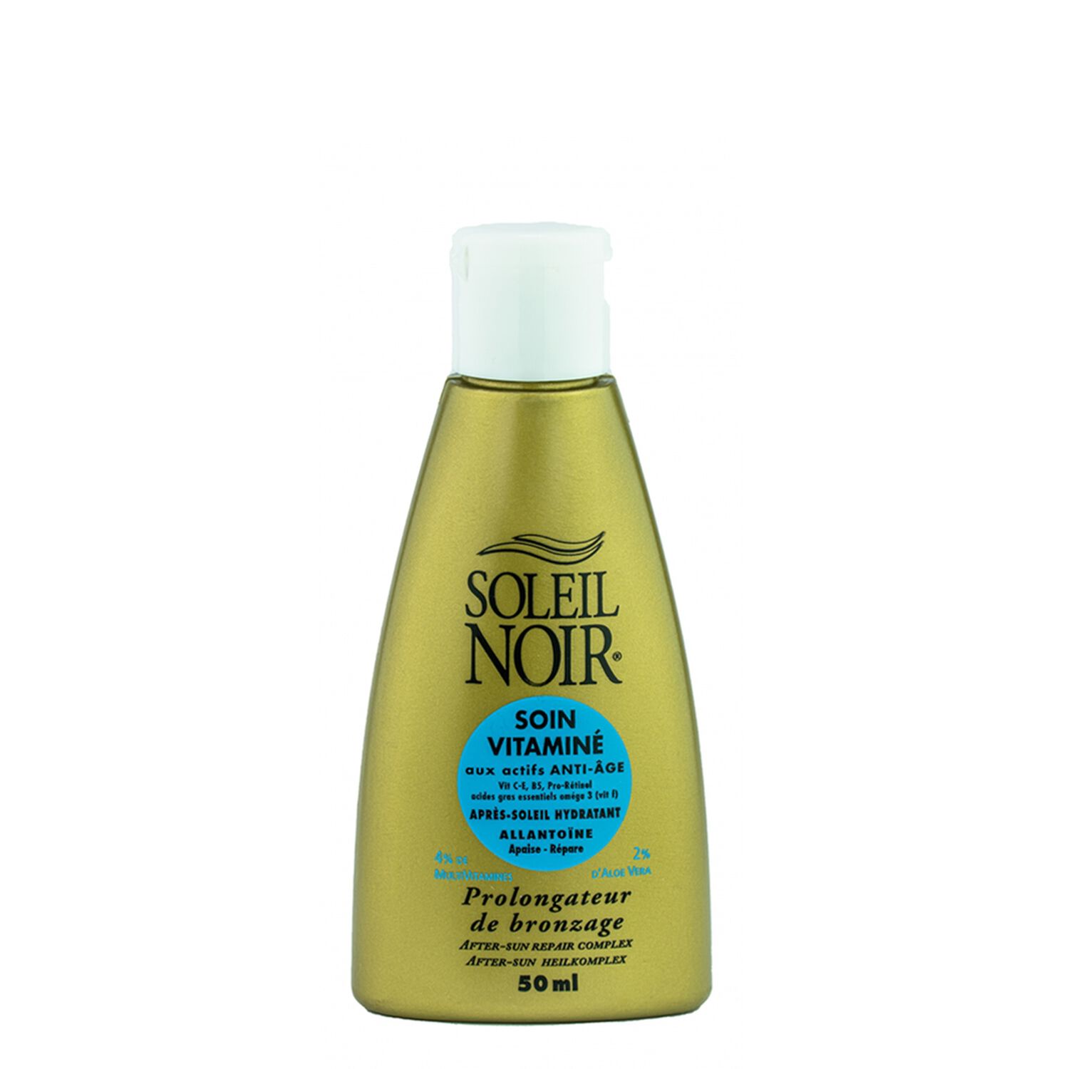 Soleil Noir Soin Vitaminé Après-Soleil Prolongateur de Bronzage Hydratant 50 ml