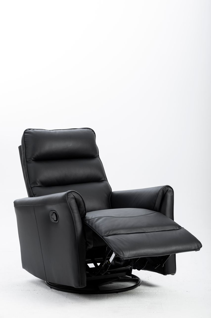 Happy Home verstellbarer Relaxsessel Sofasessel HSP122-SCH schwarz Lederoptik