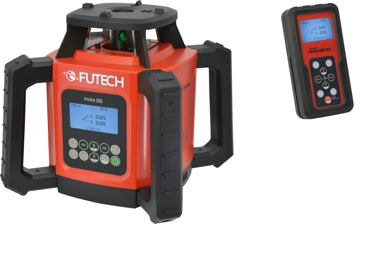 Futech 052.05G.50 Para DS zaļš Rotācijas lāzers + uztvērējs Para Receiver MM