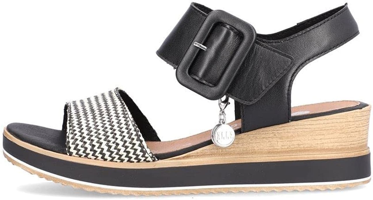 REMONTE Klassische Sandalen schwarz