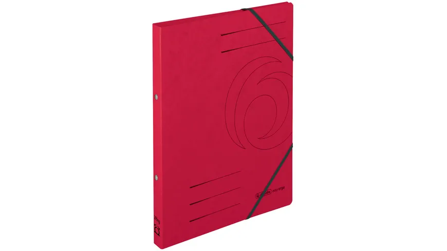herlitz Ringbuch A4 mit Eckspanner rot