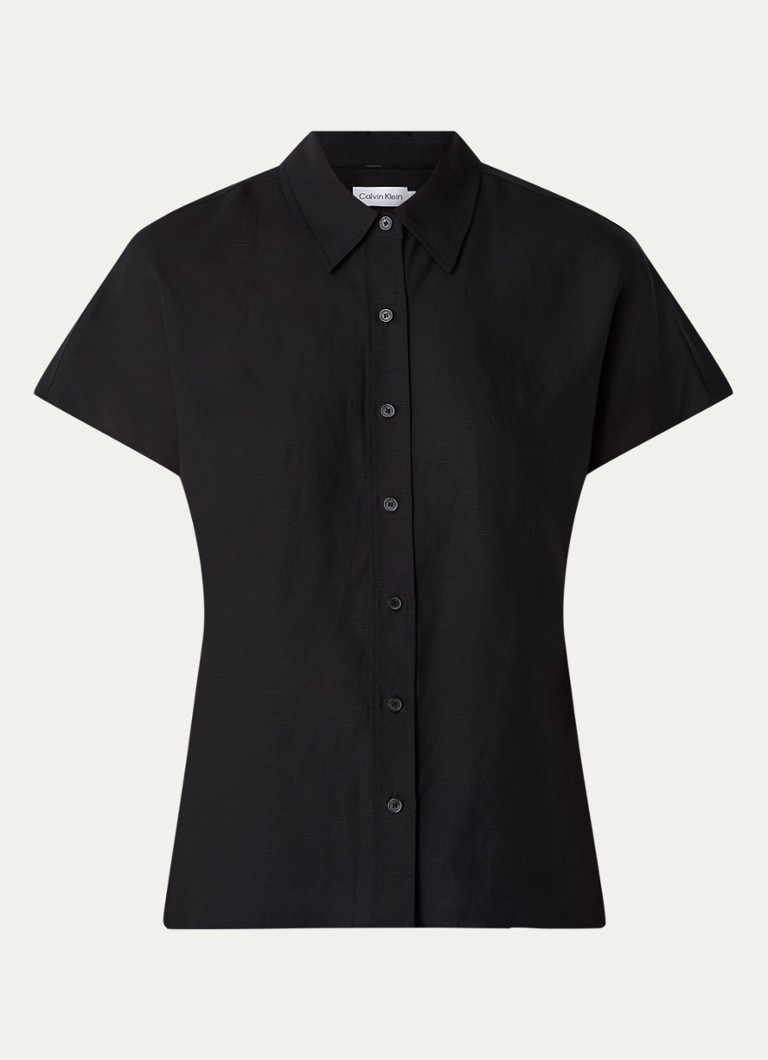 Camicia in misto lino Calvin Klein