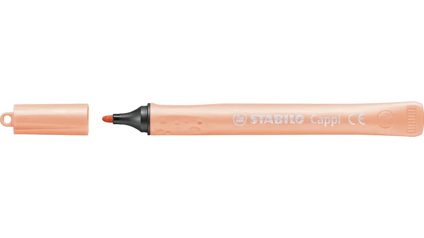 STABILO® Filzstift mit Kappenring - STABILO Cappi - 12er Pack - mit 12 verschiedenen Farben sortiert
