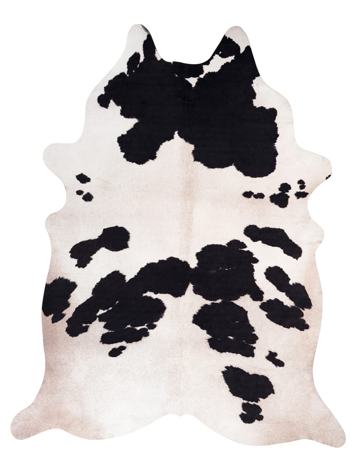 GMD Living Kunstfellteppich CANYON CITY Kuh in Schwarz-Weiß günstig kaufen 155 x 190 cm