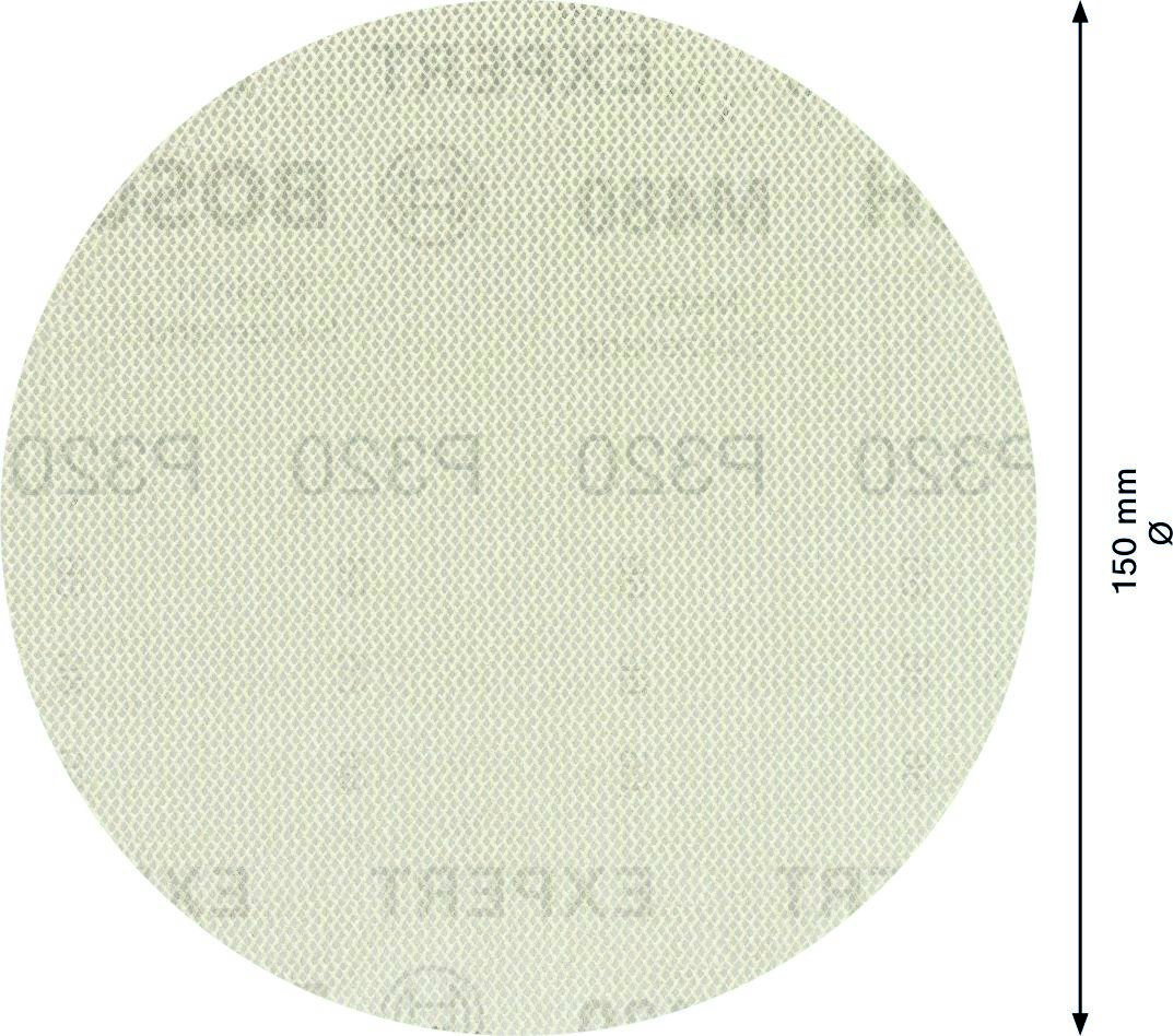 Bosch Blauw Accessoires 2608900696 Expert M480 schuurnet voor excenterschuurmachines 150 mm, K320 5-delig