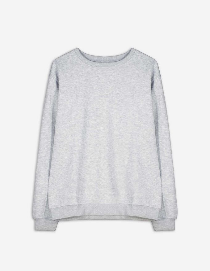 Sweatshirt - Rippbündchen