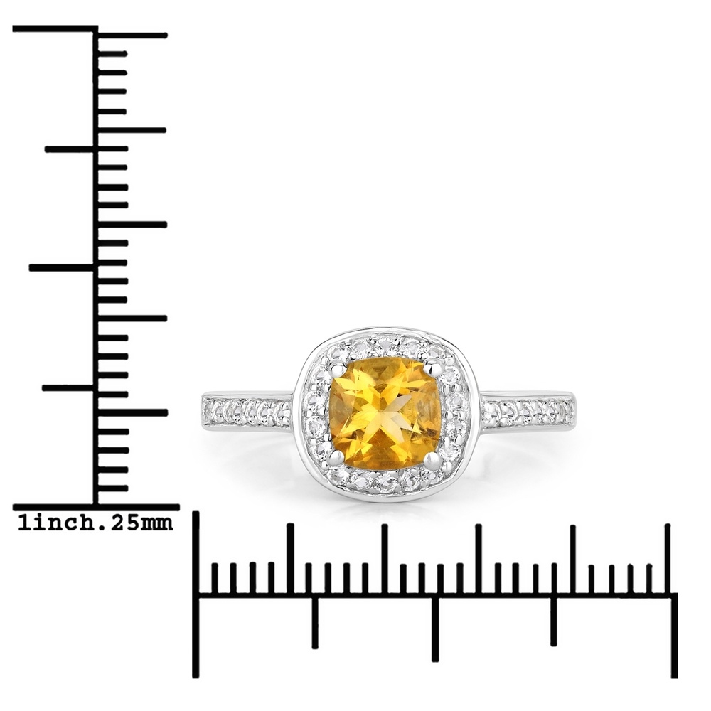 Rafaela Donata Bague Argent sterling Citrine en Argent Bague