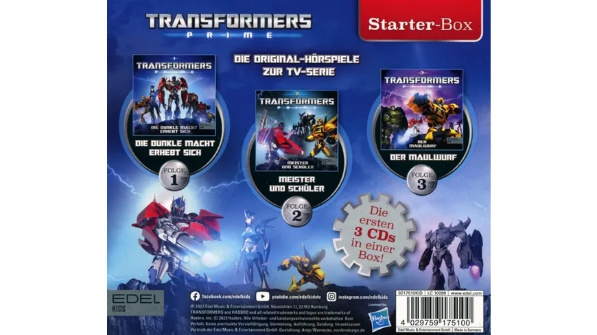 Starter-Box(1)-Folge 1-3 Transformers:Prime
