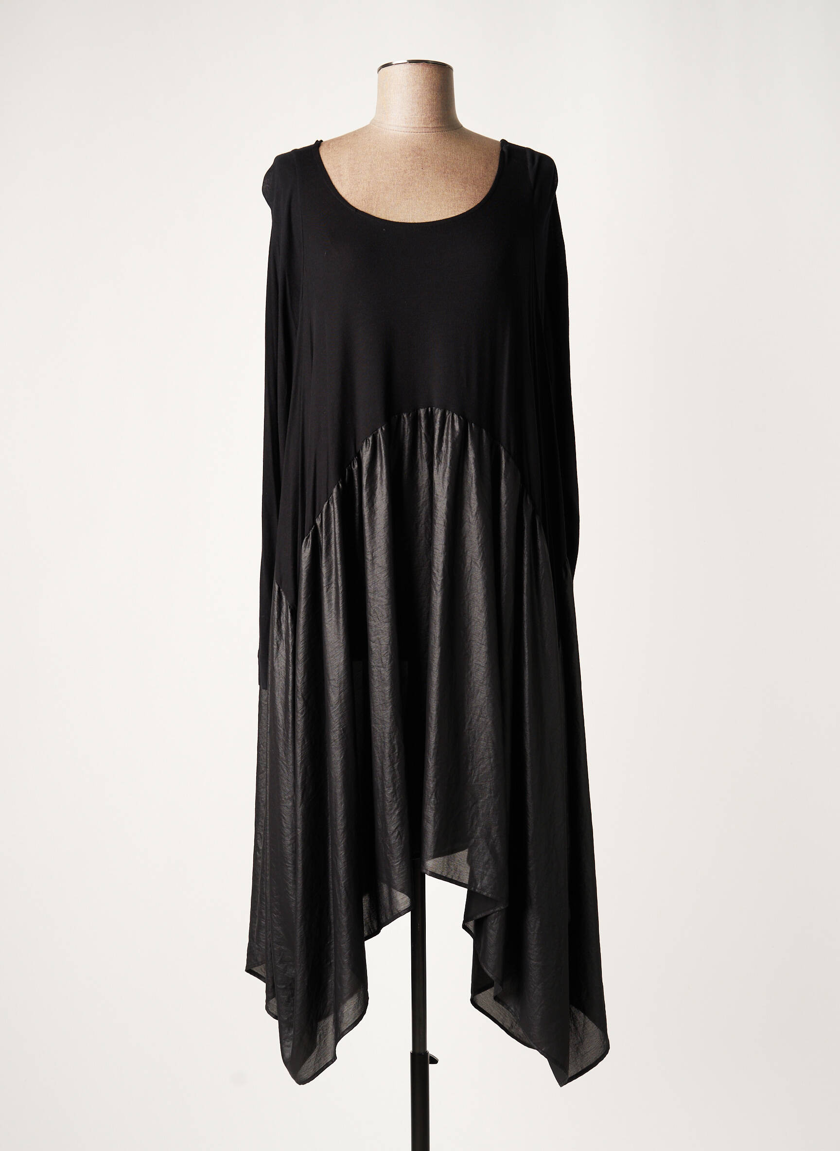 Lauren Vidal Tuniquemanchecourte Femme couleur noir