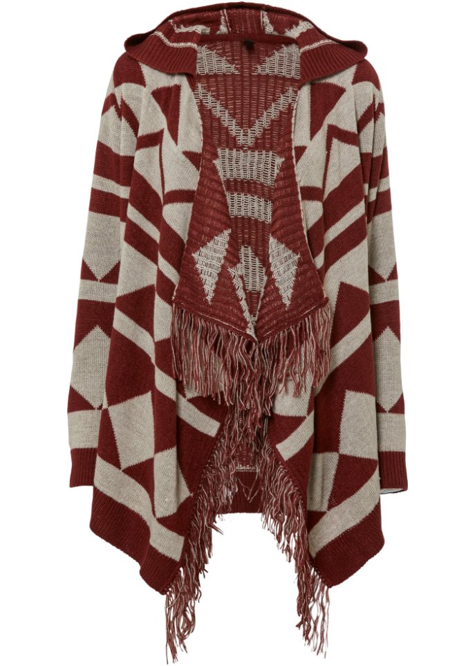 Strickjacke mit Muster