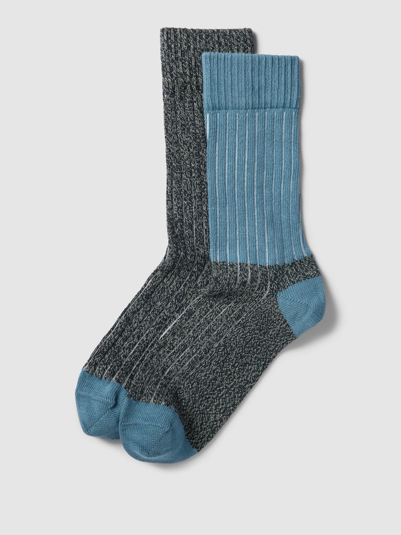Socken mit Label-Detail Modell 'Mouline' in lindgrün