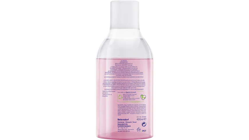 NIVEA Rosenwasser Mizellenwasser alle Hauttypen 400 ml