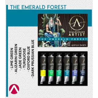 Artist Scale Color Set: The Emerald Forest (6x 20ml)