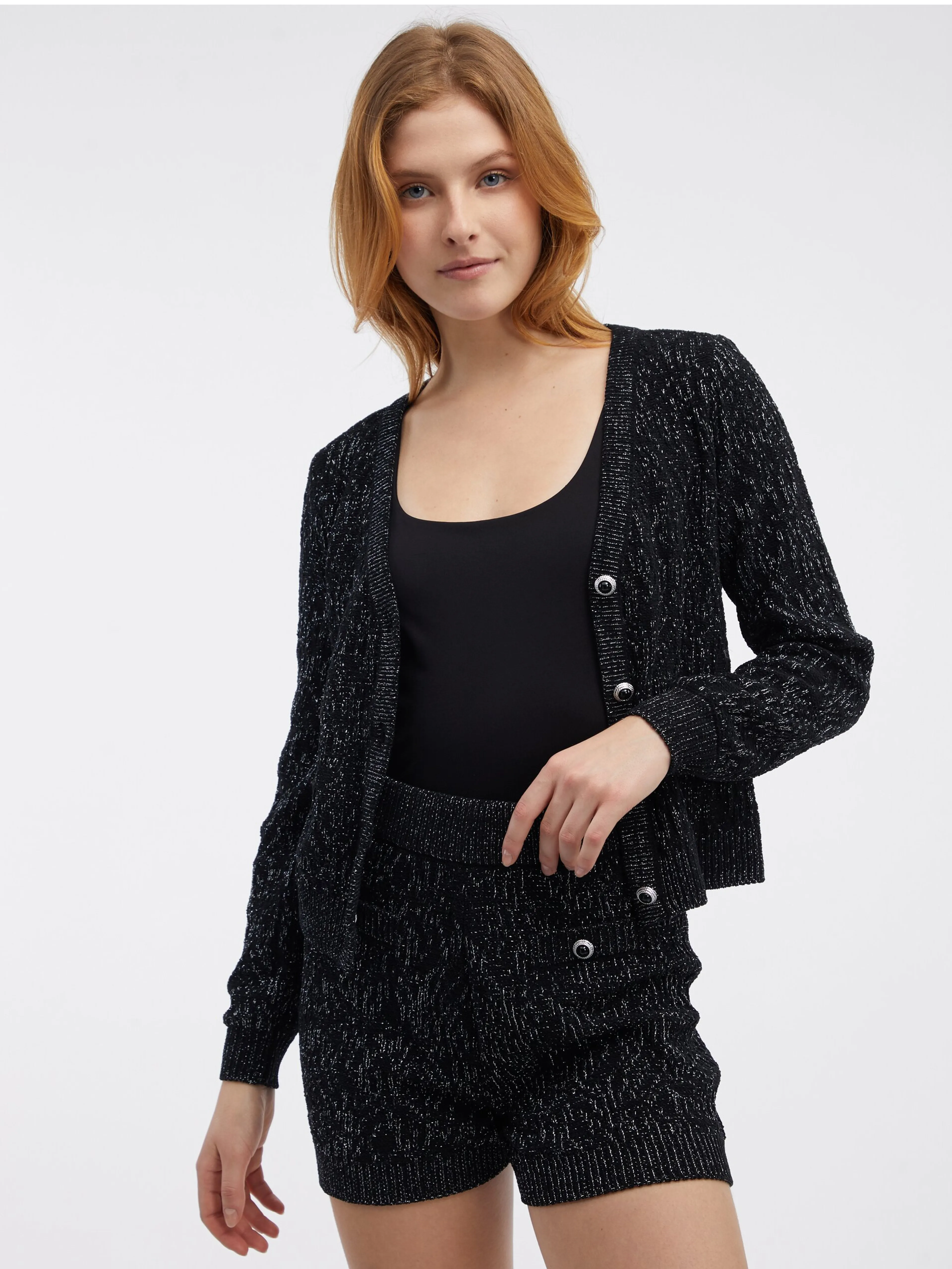 Schwarze Damen Strickjacke ORSAY