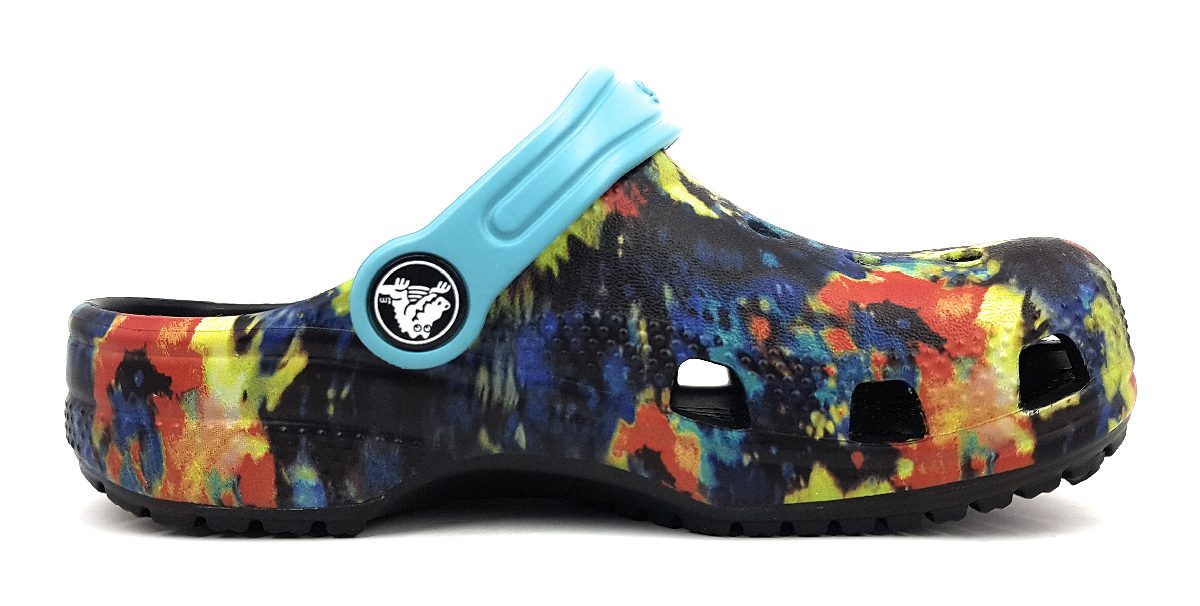 Crocs Tie Dy Clog K 206995 Mehrfarbig 4 SW Multi