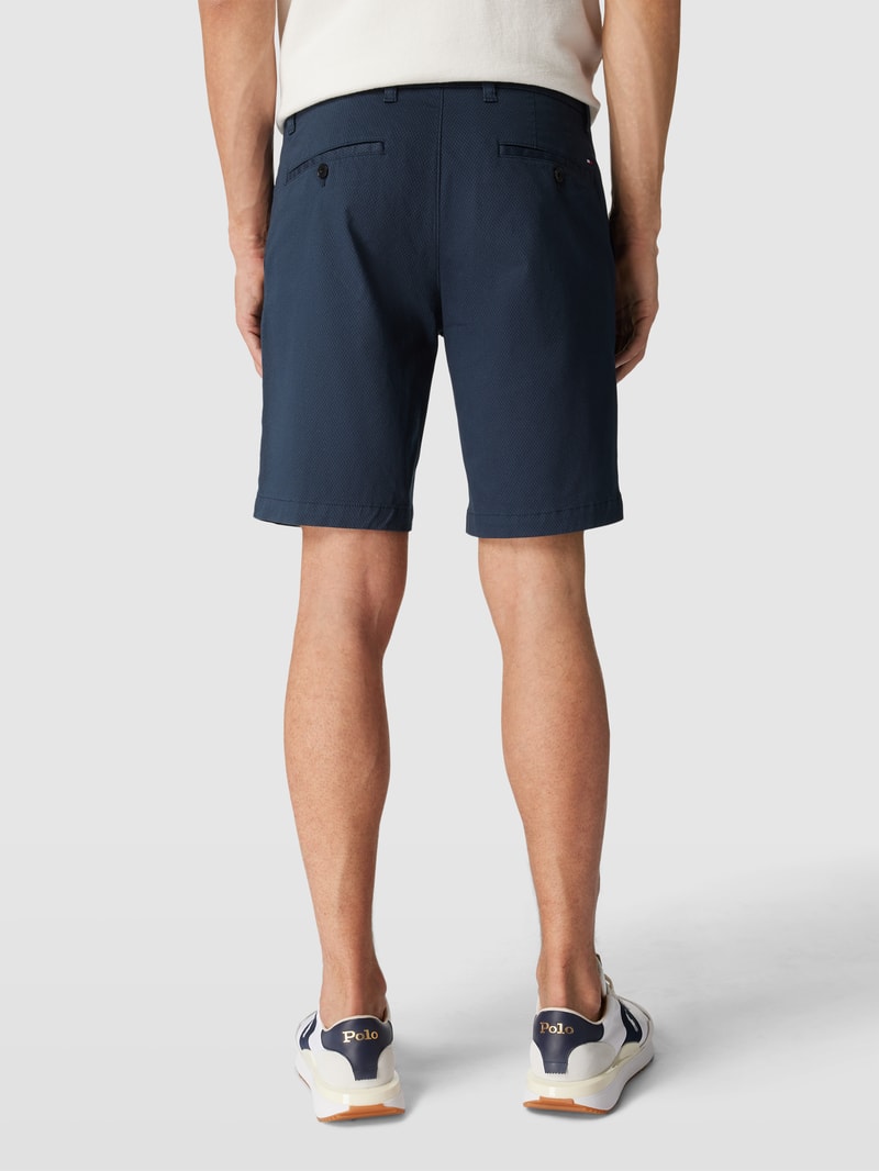 Chino-Shorts mit französischen Eingrifftaschen Modell 'BROOKLYN' in marineblau