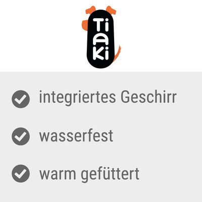 TIAKI Hundemantel mit Geschirr Arkon, blau