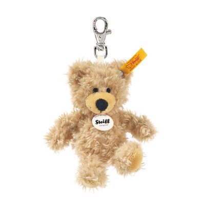 Schlüsselanhänger Charly Teddybär, 12 cm, beige