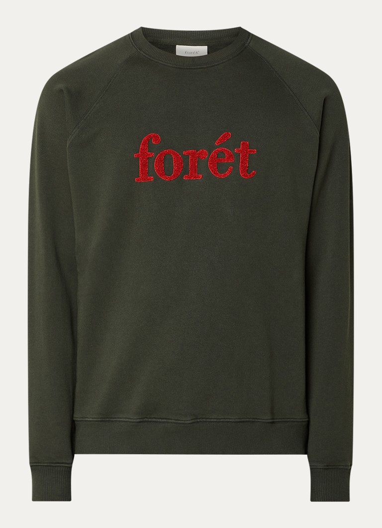 Pull en coton biologique Forét Spruce avec logo