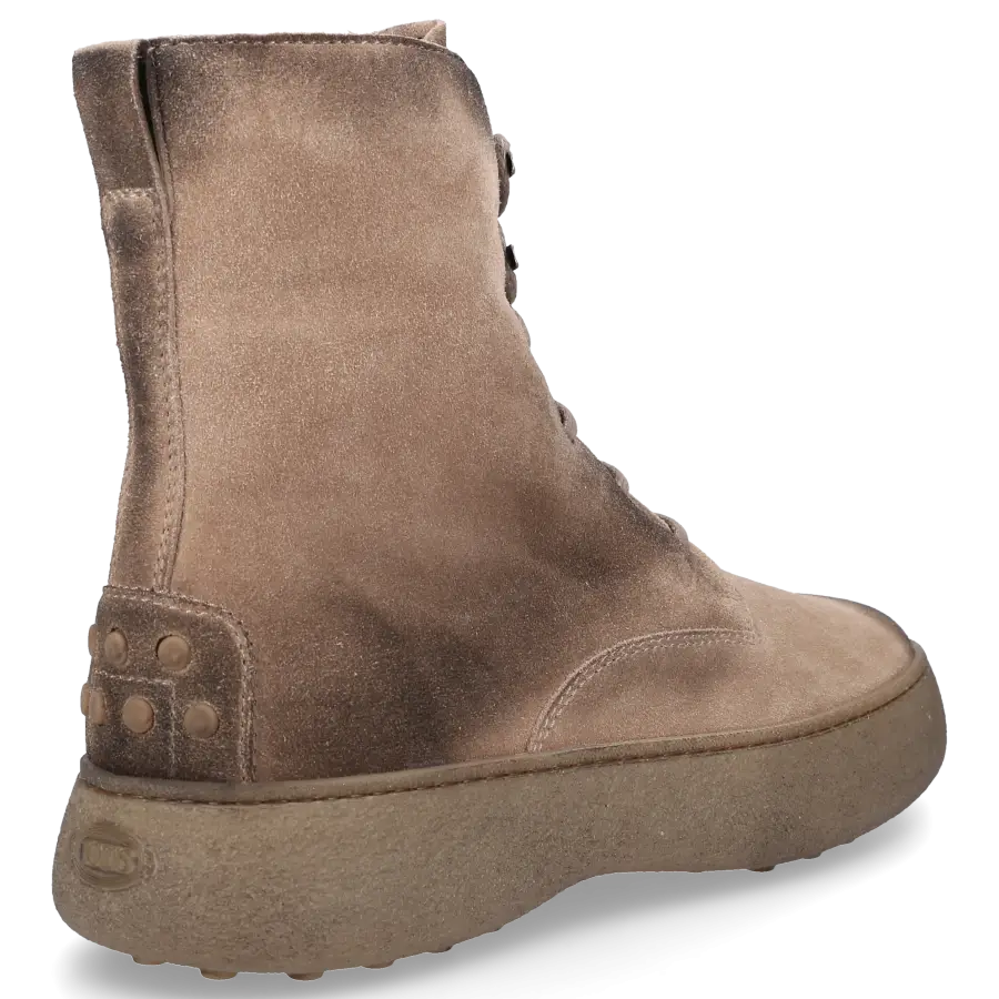 Tod's - Stiefeletten M09J0 Veloursleder - grau