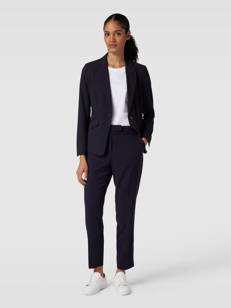 Blazer mit Knopfverschluss in marineblau