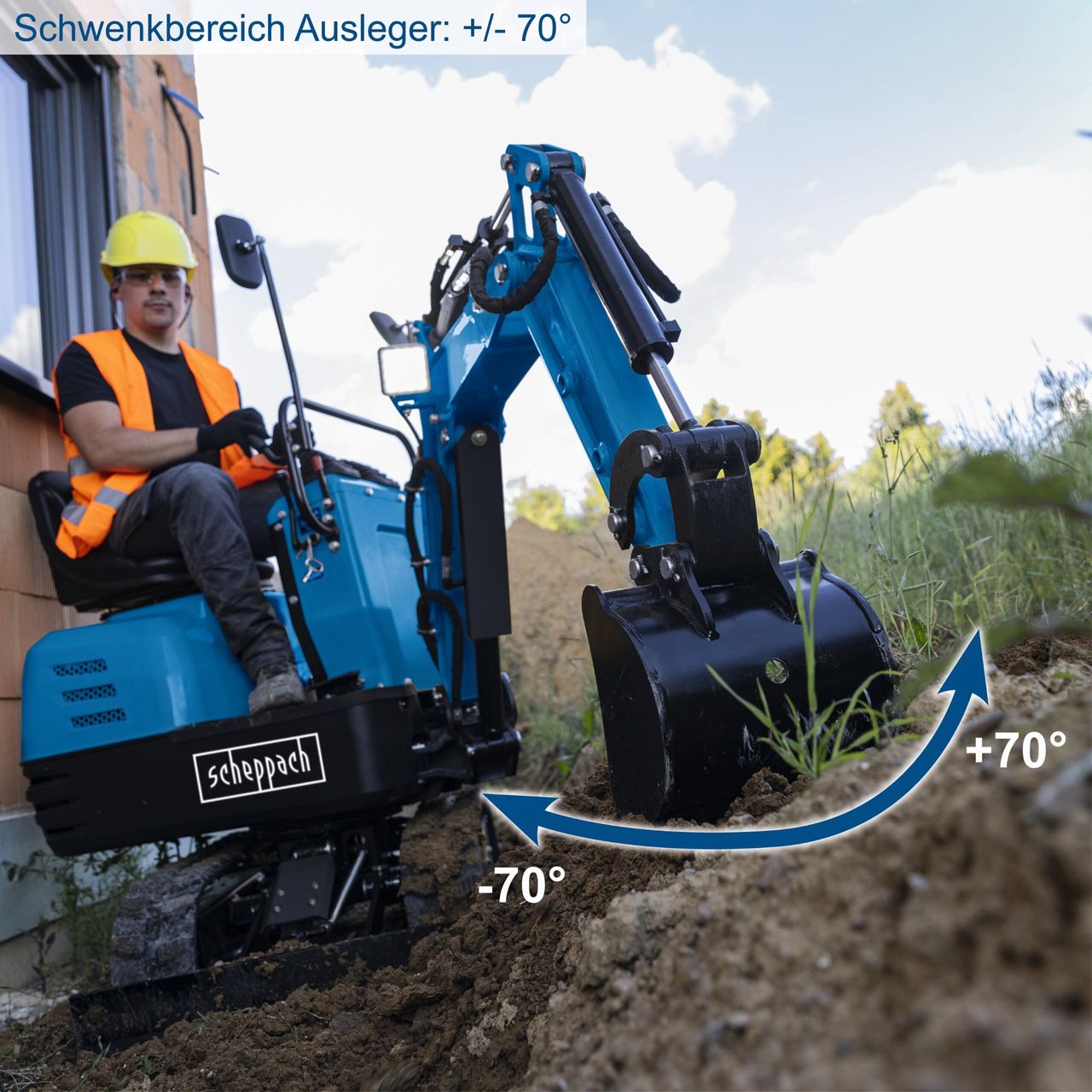 Scheppach Mini-Bagger EXC815