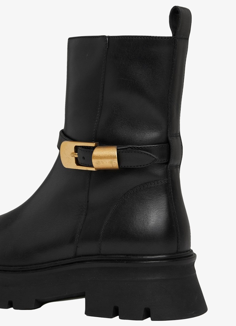 Reiss  Elena biker boot van kalfsleer