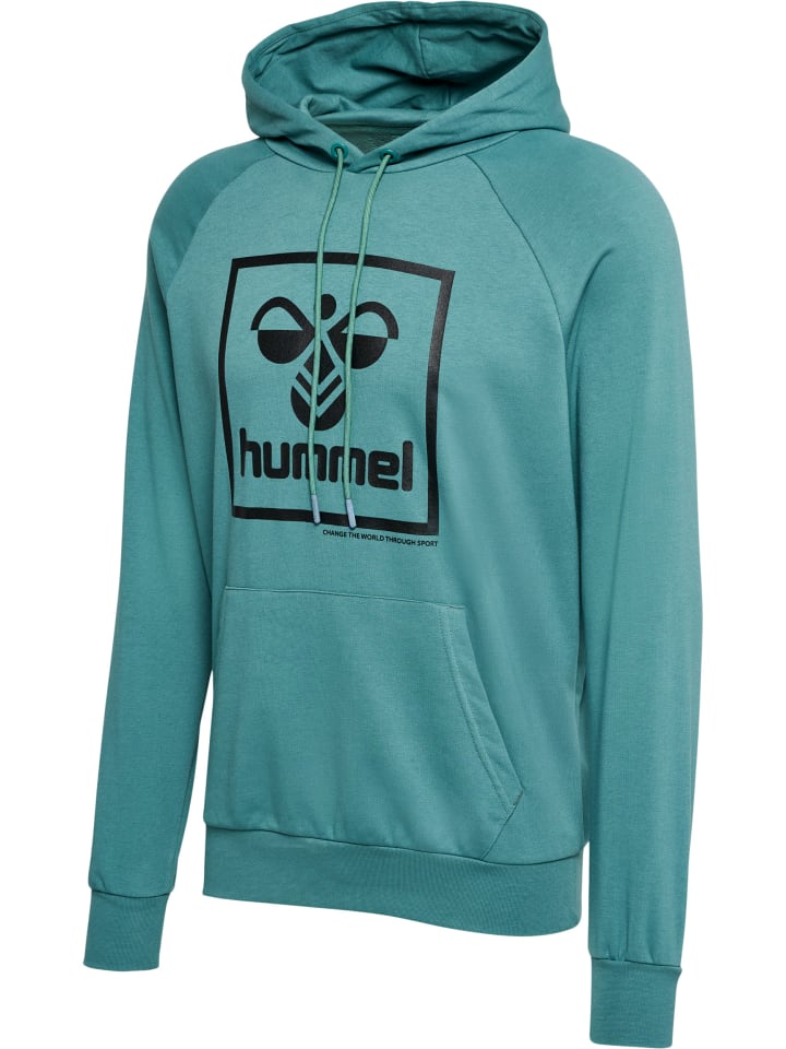 Hummel Hummel Verstellbare Taille Kapuzenpullover Raglanärmel Hmlisam Herren in NORTH ATLANTIC günstig kaufen M
