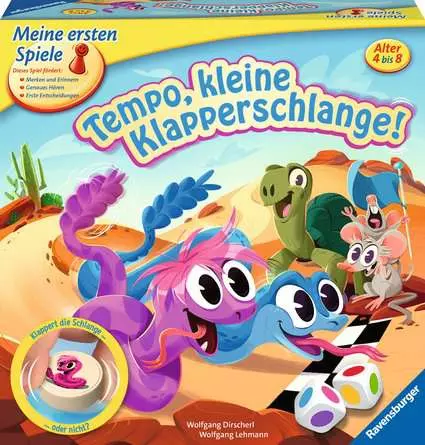 Tempo, kleine Klapperschlange! - Kinderspiel ab 4 Jahren