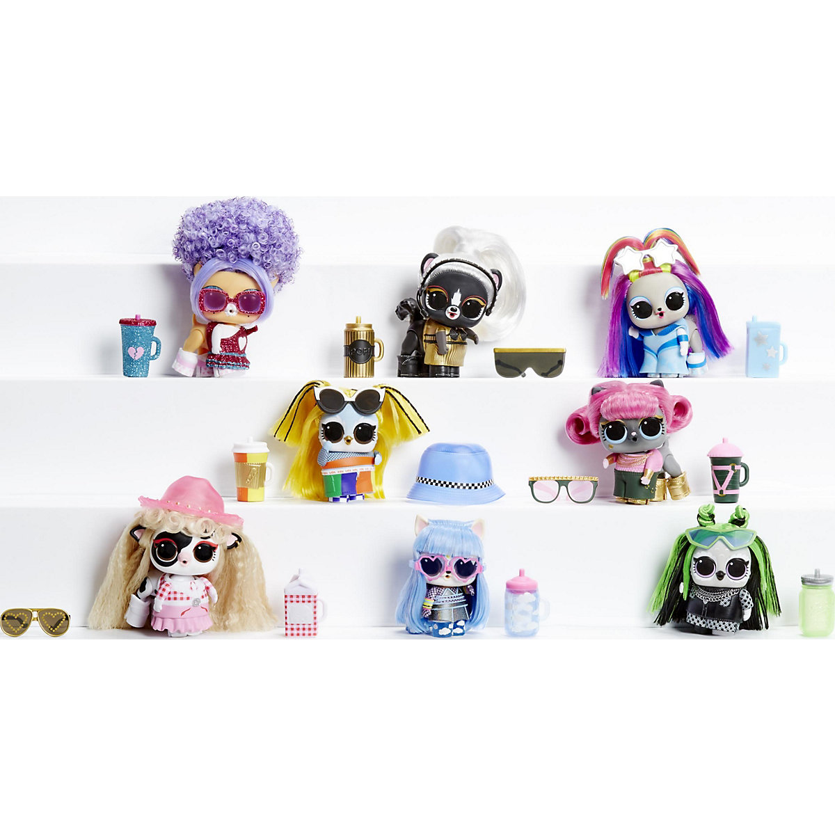 MGA 584469EUC L.O.L. Hair Hair Hair Pets Asst in PDQ