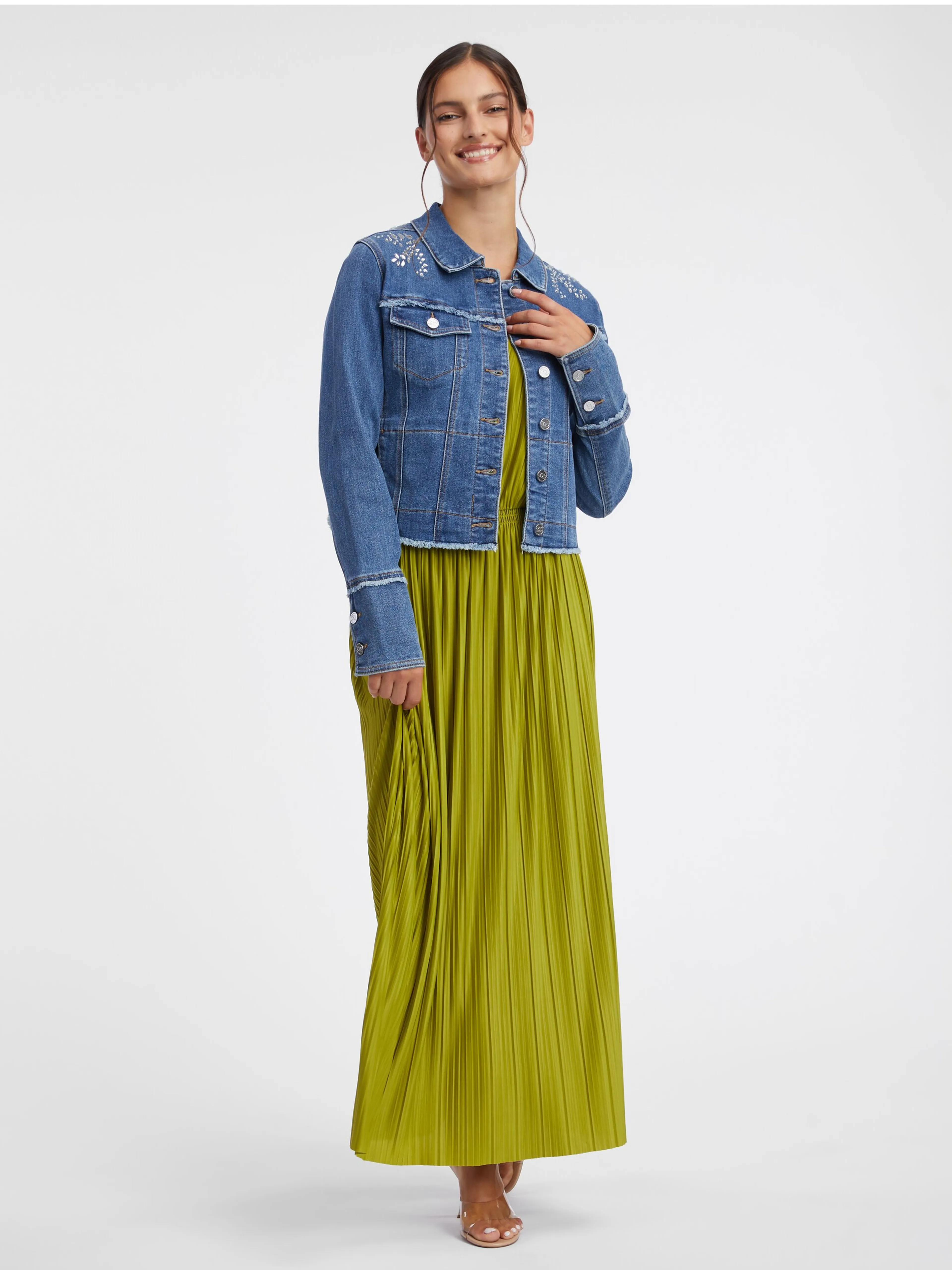 Blaue Damen-Jeansjacke ORSAY