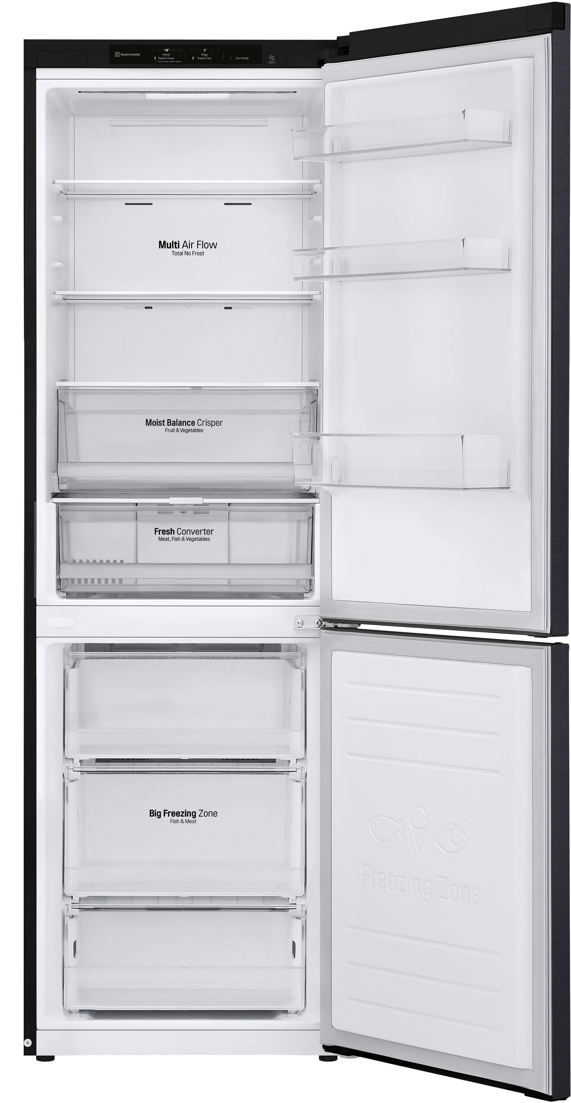LG Kühl-/Gefrierkombination Serie 6 GBB61MCGCN1, 186 cm hoch, 59,5 cm breit
