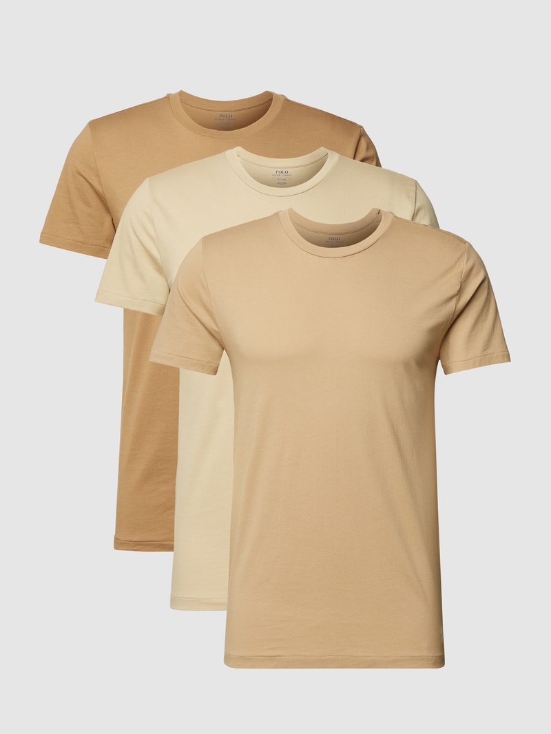 T-Shirt im 3er-Pack in beige