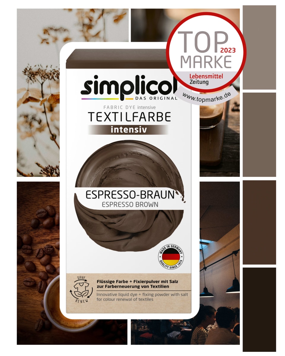 Textilfarbe intensiv Espresso- Braun, 1 St