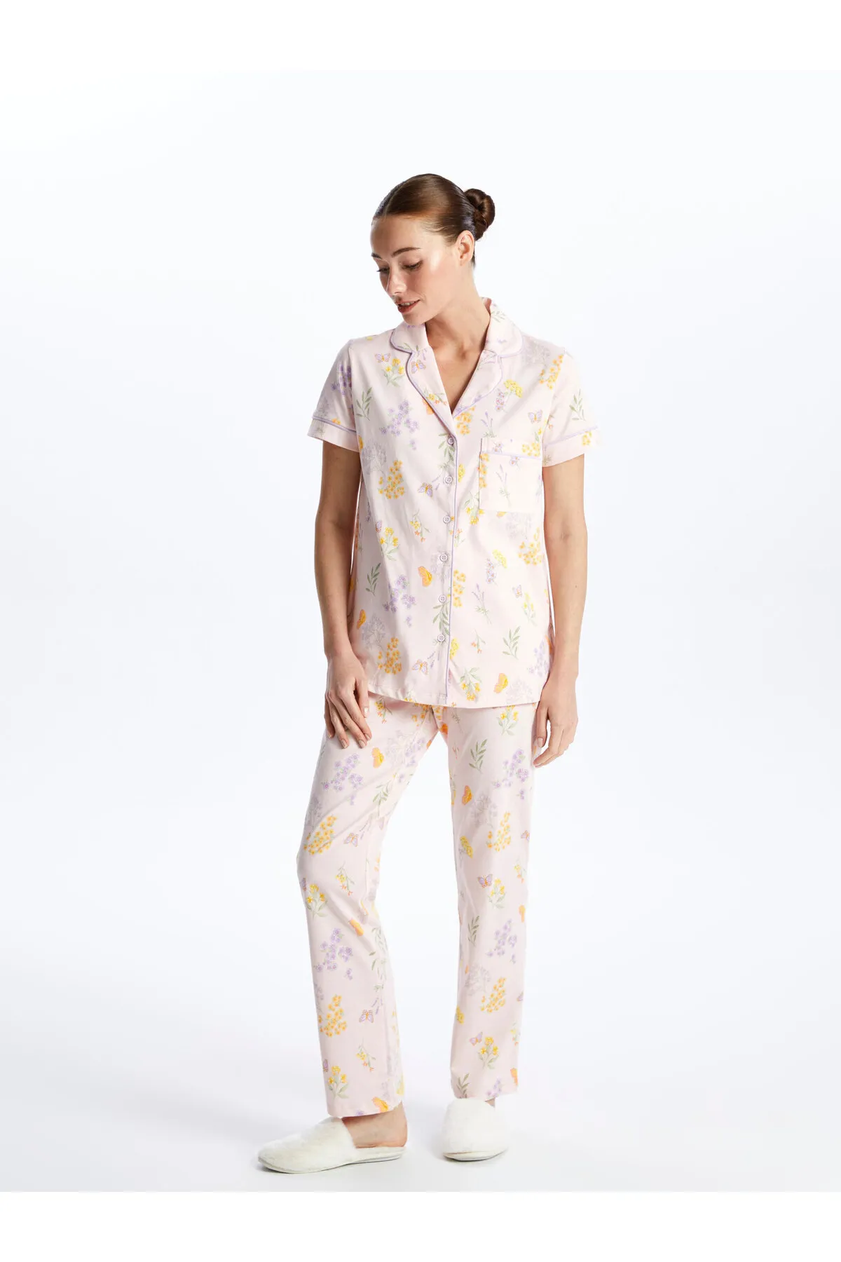 LC Waikiki  Pyjama set - Rosa - Unifarben
