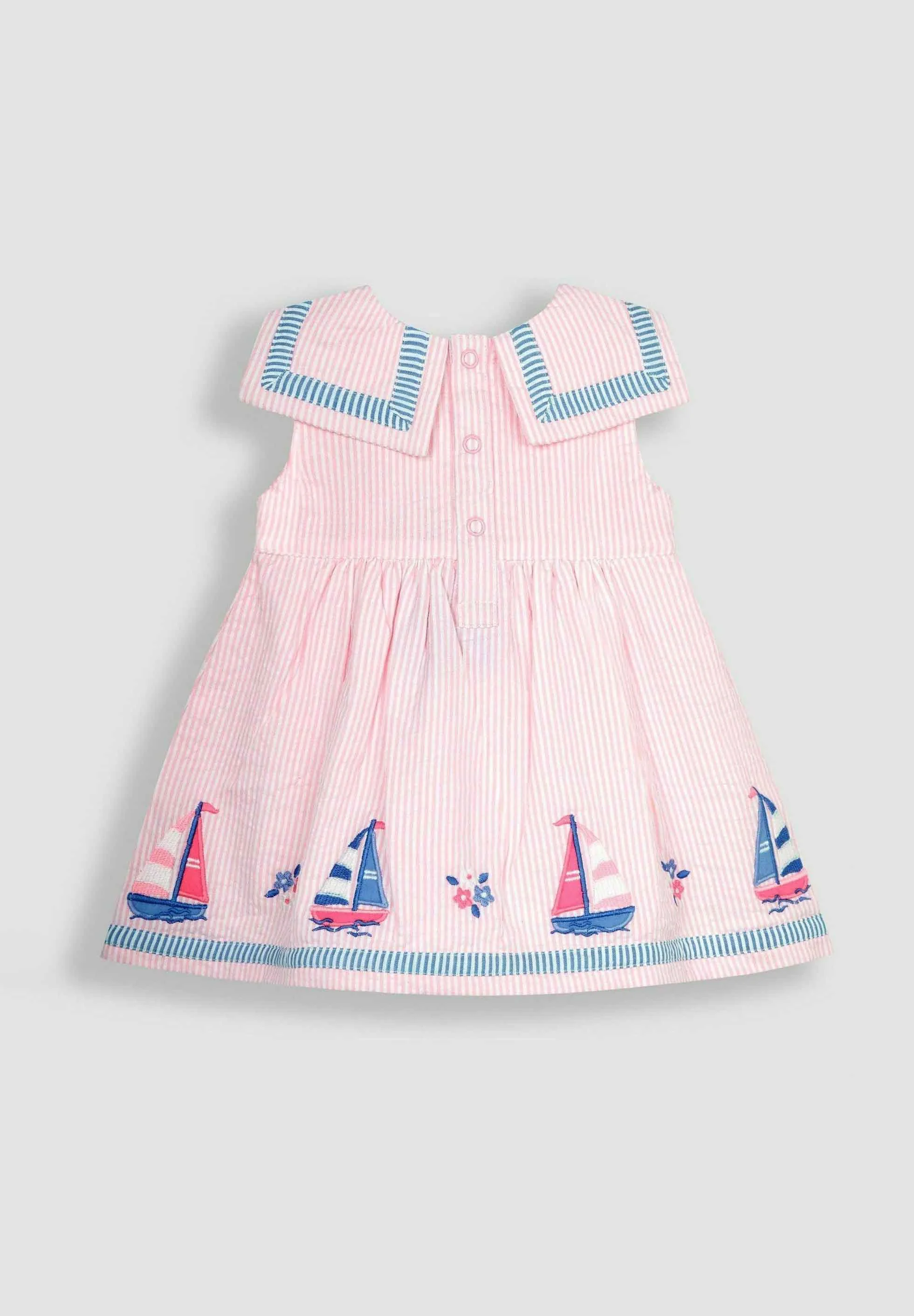 JoJo Maman Bébé BOAT APPLIQUE SAILOR - REGULAR FIT - Vestido de verano