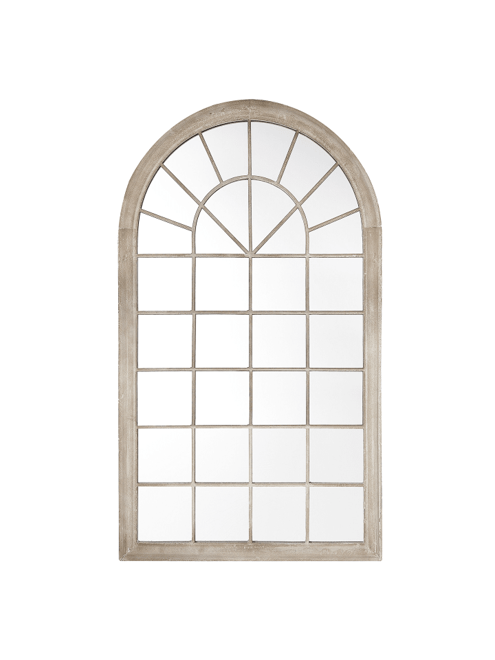 Beliani Wandspiegel TREVOL in Beige - (W) 77 x (H) 130 x (L) 5 cm günstig kaufen onesize