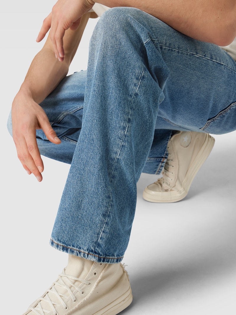 Loose Fit Jeans im Used-Look Modell 'FIVE LOOSE MID' in jeans