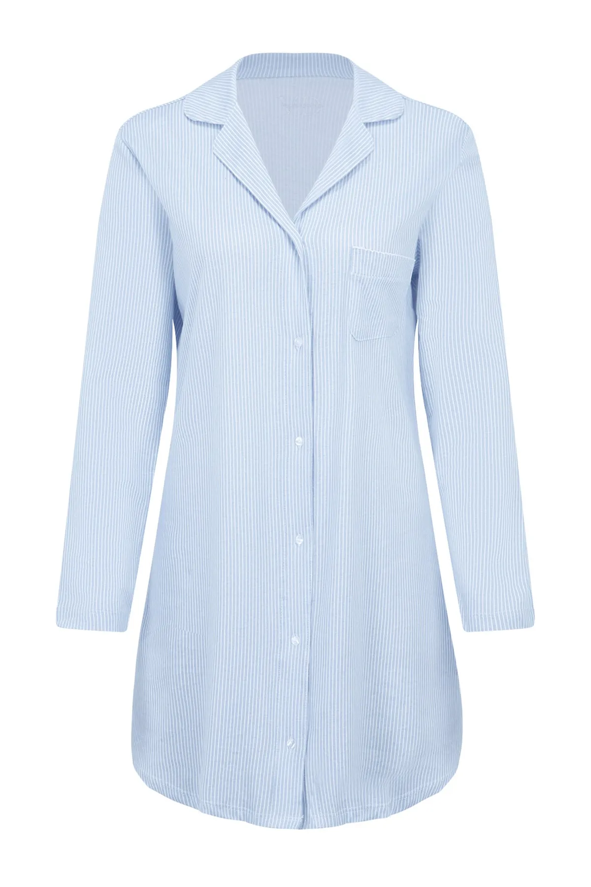 Vivance  Nachthemd - Blau - Basic