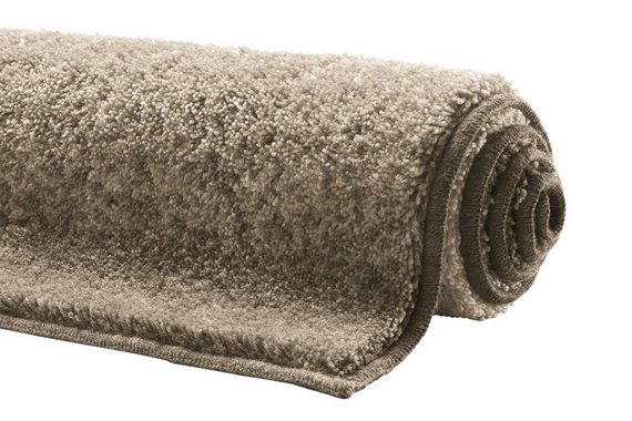 Badematte Mistral Grund, Höhe 20 mm, rutschhemmend beschichtet, fußbodenheizungsgeeignet, Kunstfaser, rechteckig, meliertes Design, im Ombré-Look, auch als 3 teiliges Set erhältlich