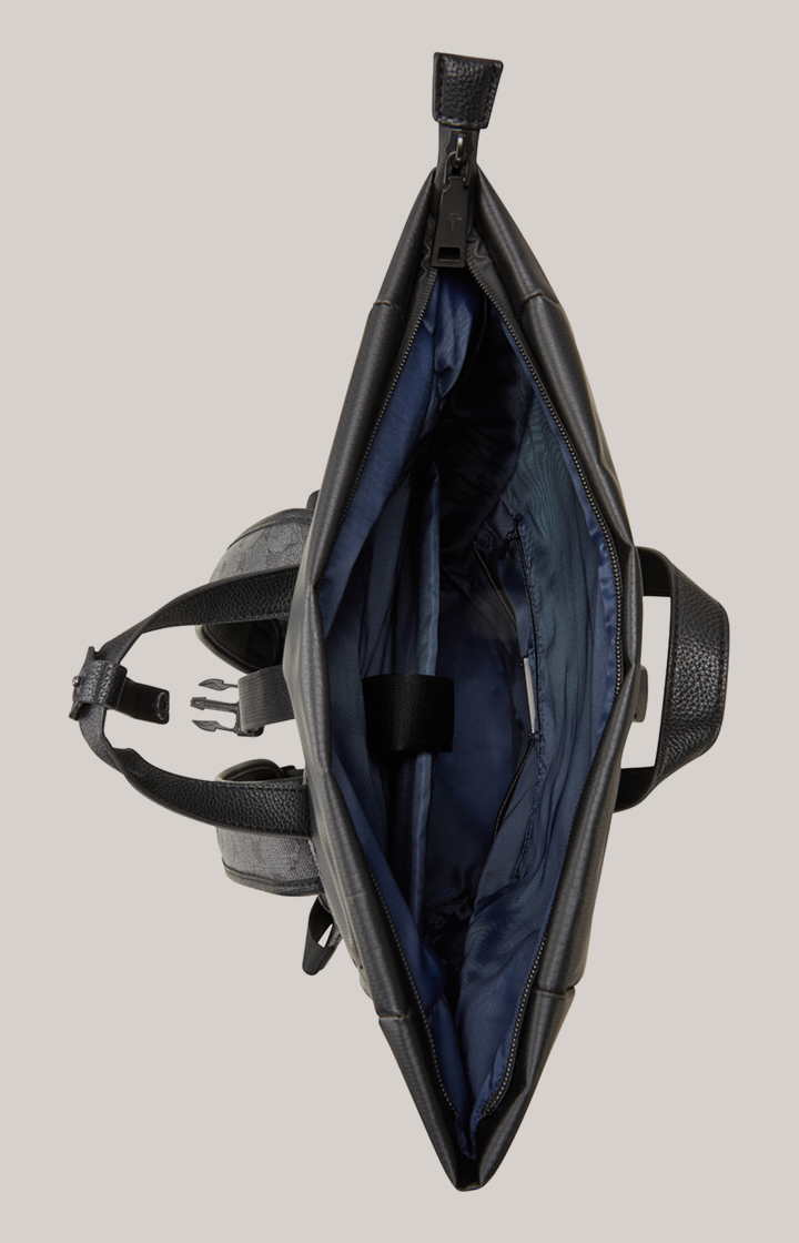 Rucksack Mazzolino Luc in Grau/Schwarz