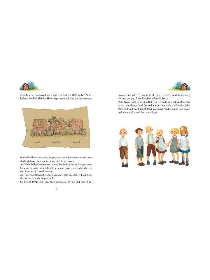 Oetinger Verlag Wir Kinder aus Bullerbü (farbig) günstig kaufen onesize