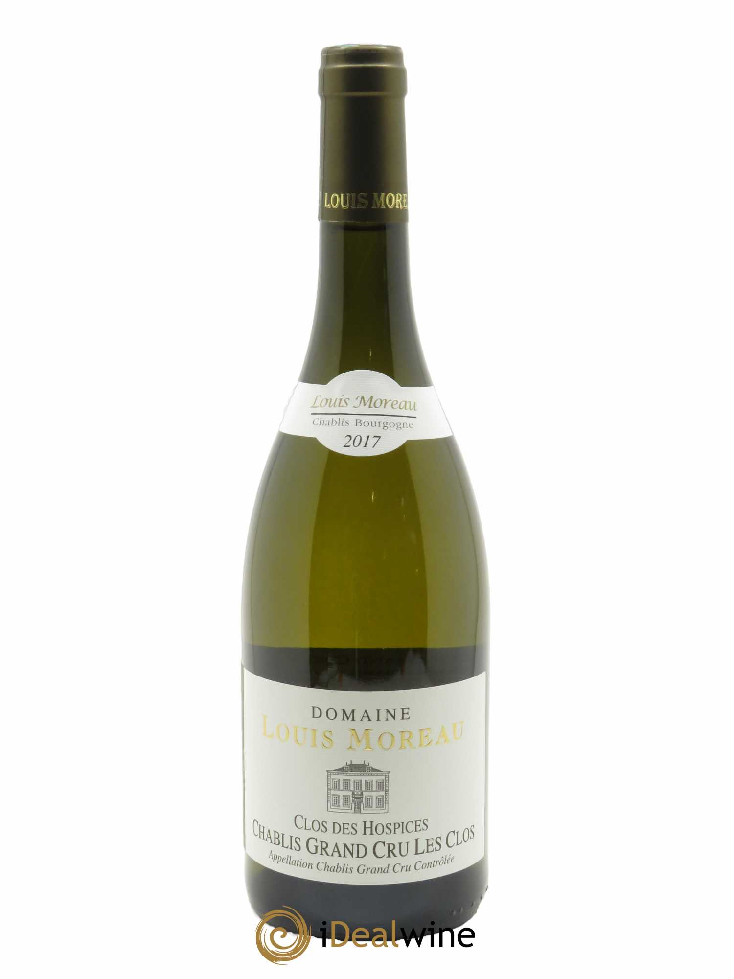 Chablis Grand Cru Clos des Hospices Les Clos Louis Moreau  2017 - Lot de 1 Bouteille