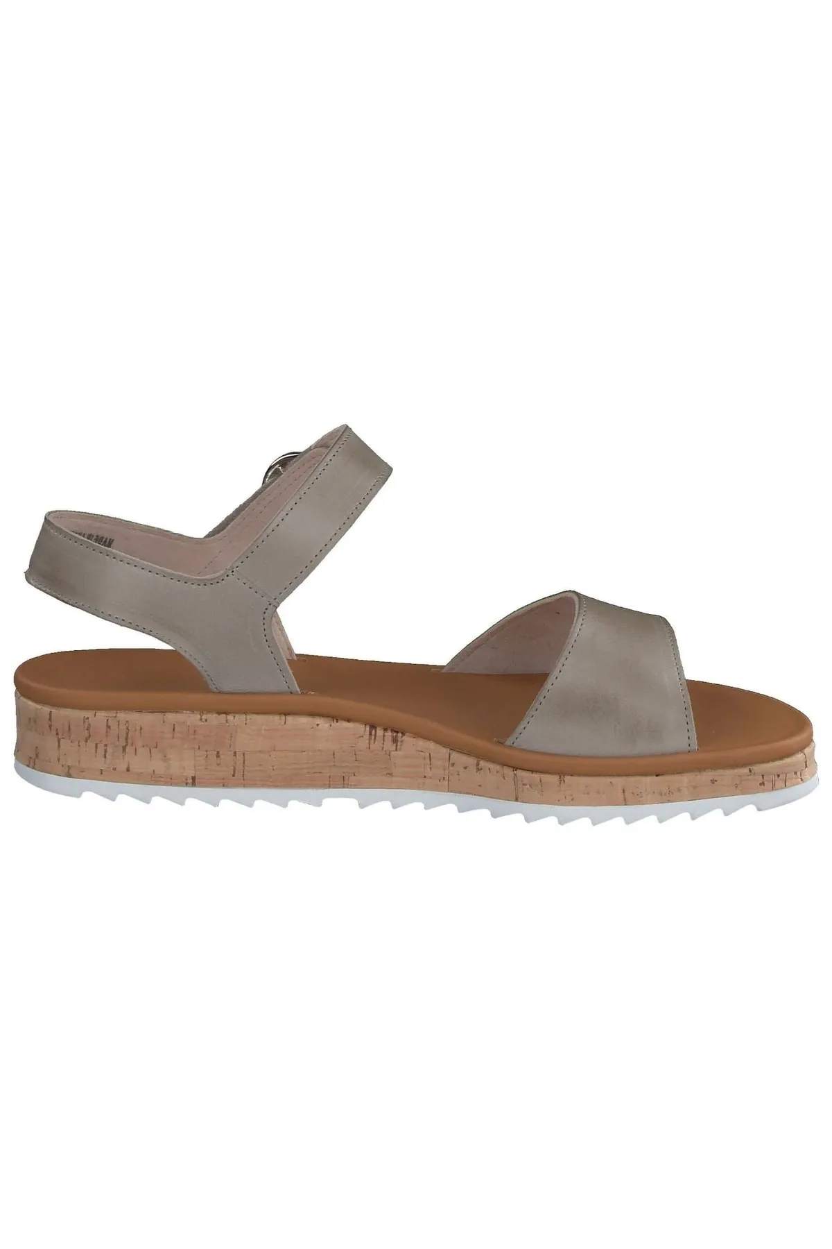 Paul Green  Sandalette - Khaki - Flacher Absatz
