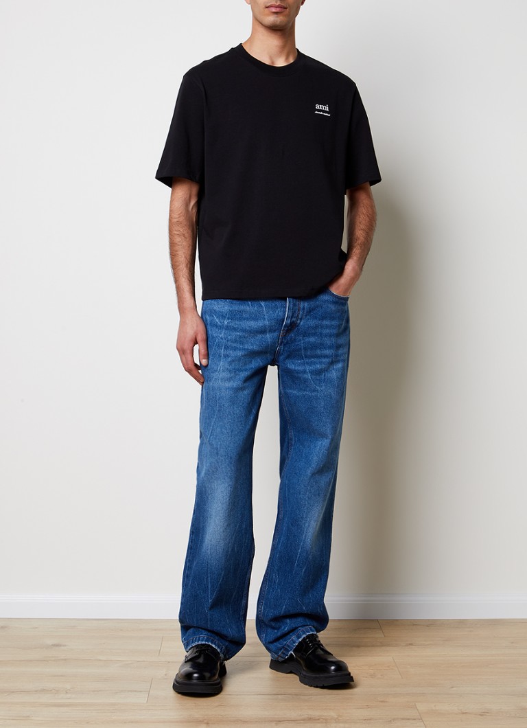 Tricou AMI Paris din bumbac organic cu logo